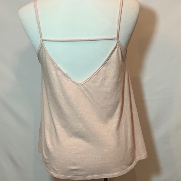 Elephant graphic spaghetti strap tank blush sz lg - Picture 4 of 4